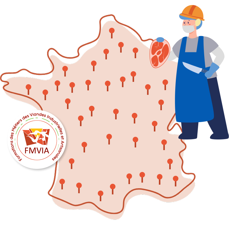 Formations à la découpe de viandes, santé et sécurité au travail partout en France